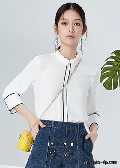 女士长袖衬衫定做75