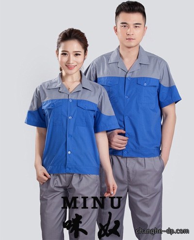 夏装工作服定做56