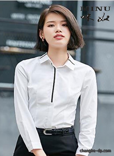 女士长袖衬衫定做47
