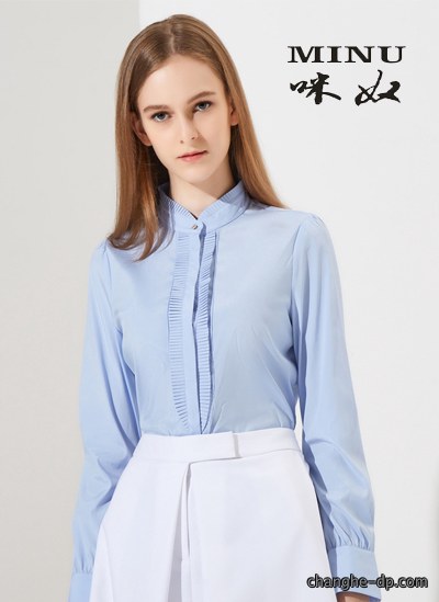 女士长袖衬衫定制63