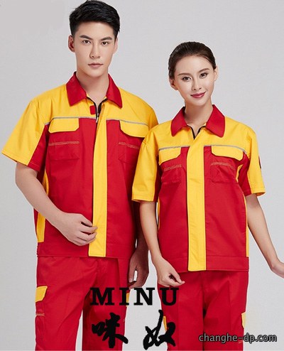 夏装工作服定做53