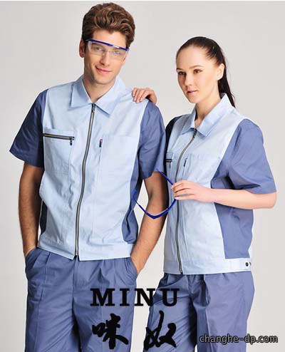夏装工作服定做16