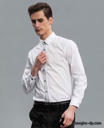 男士长袖衬衫定做41