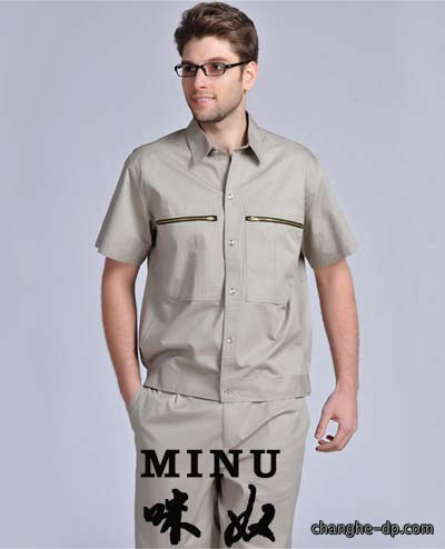 夏装工作服定做36