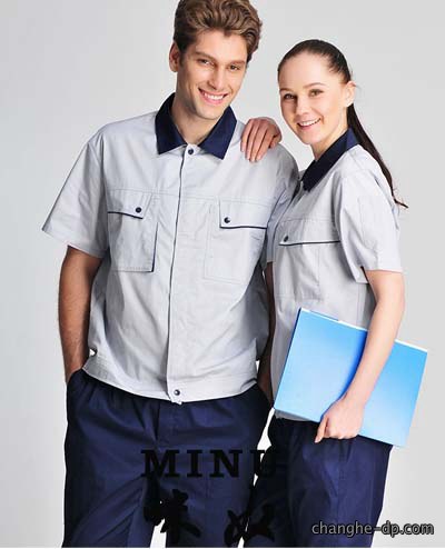 夏装工作服定做14
