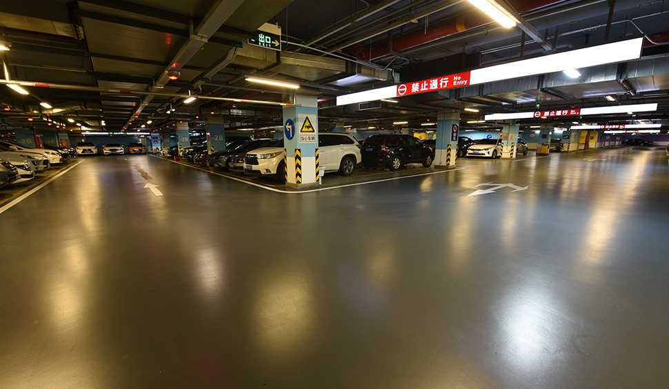 广州国际金融中心地下停车场